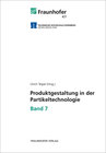 Buchcover Produktgestaltung in der Partikeltechnologie - Band 7