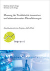 Buchcover Messung der Produktivität innovativer und wissensintensiver Dienstleistungen