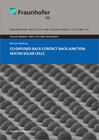 Buchcover Co-diffused Back-Contact Back-Junction Silicon Solar Cells