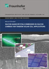 Buchcover Silicon Nanocrystals Embedded in Silicon Carbide for Tandem Solar Cell Applications