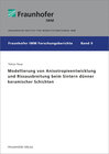 Buchcover Modellierung von Anisotropieentwicklung und Rissausbreitung beim Sintern dünner keramischer Schichten