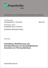 Buchcover Herstellung, Modifizierung und Charakterisierung von borcarbidbasierten Keramiken als Thermoelektrikum