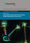 Buchcover Ultrashort Laser Pulses for Electrical Characterization of Solar Cells