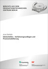 Buchcover Gleitschleifen - Verfahrensgrundlagen und Prozessmodellierung