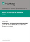 Buchcover Entwicklung von nanostrukturierten Nitriden und c-BN als Verschleißschutzschichten für Zerspanwerkzeuge