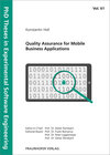 Buchcover Quality Assurance for Mobile Business Applications.