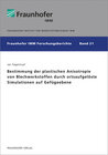 Buchcover Bestimmung der plastischen Anisotropie von Blechwerkstoffen durch ortsaufgelöste Simulationen auf Gefügeebene