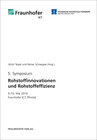 Buchcover Rohstoffinnovationen und Rohstoffeffizienz. Band 5