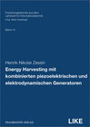 Buchcover Energy Harvesting mit kombinierten piezoelektrischen und elektrodynamischen Generatoren