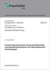 Buchcover Entwicklung keramischer Perowskit-Werkstoffe und Bauelementstrukturen für elektrokalorische Anwendungen