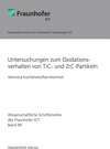 Buchcover Untersuchungen zum Oxidationsverhalten von TiC- und ZrC-Partikeln