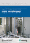 Buchcover Beitrag zur Entwicklung eines energieeffizienten Elektrolyseverfahrens für Neodym in geschmolzenen Chloriden