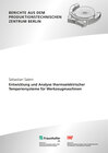 Buchcover Entwicklung und Analyse thermoelektrischer Temperiersysteme für Werkzeugmaschinen