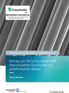 Buchcover Beitrag zum Recycling kohlenstofffaserverstärkter Kunststoffe mit unterkritischem Wasser