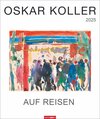 Buchcover Oskar Koller - Auf Reisen Kalender 2025 - Blumenzauber