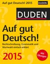 Buchcover Duden Auf gut Deutsch!  2015