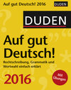 Buchcover Duden Auf gut Deutsch! 2016