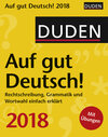 Buchcover Duden Auf gut Deutsch! - Kalender 2018