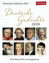 Buchcover Deutsche Gedichte - Kalender 2019