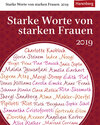 Buchcover Starke Worte von starken Frauen - Kalender 2019