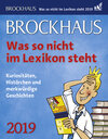 Buchcover Brockhaus Was so nicht im Lexikon steht - Kalender 2019