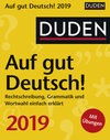 Buchcover Duden Auf gut Deutsch! - Kalender 2019