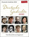 Buchcover Deutsche Gedichte Kalender 2020