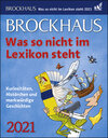 Buchcover Brockhaus Was so nicht im Lexikon steht Kalender 2021