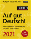 Buchcover Duden Auf gut Deutsch! Kalender 2021