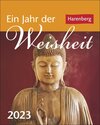 Buchcover Ein Jahr der Weisheit Mini-Geschenkkalender 2023. Kleiner Kalender voll kluger Zitate. Mini-Jahreskalender mit weisen Wo