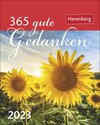 Buchcover 365 gute Gedanken Mini-Geschenkkalender 2023. Tisch-Tageskalender für einen lieben Menschen. Jeden Tag ein positiver Ged