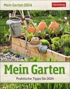 Buchcover Mein Garten Tagesabreißkalender 2024. Tischkalender für jeden Tag. Tageskalender mit praktischen Garten-Tipps. Garten-Ka