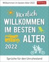 Buchcover Herzlich willkommen im besten Alter Kalender 2022
