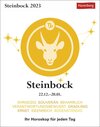 Buchcover Steinbock Sternzeichenkalender 2023: Tagesabreißkalender. Mini-Tischkalender 2023 mit täglichem Horoskop. Kleiner Kalend
