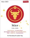 Buchcover Stier Sternzeichenkalender 2023: Tagesabreißkalender. Mini-Tischkalender 2023 mit täglichem Horoskop. Kleiner Kalender m