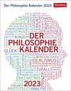 Buchcover Der Philosophie-Kalender Tagesabreißkalender 2023. Interessanter Tischkalender mit täglichem Wissen. Tageskalender mit s