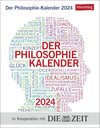 Buchcover Der Philosophie-Kalender Tagesabreißkalender 2024. Interessanter Tischkalender mit täglichem Wissen. Tageskalender mit s