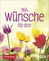 Buchcover 365 Wünsche für dich Mini-Geschenkkalender 2024. Ein kleiner Kalender mit vielen guten Wünschen! Mini-Jahreskalender mit