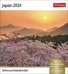 Buchcover Japan Sehnsuchtskalender 2024. Fernweh in einem Foto-Kalender zum Aufstellen. Die schönsten Landschaften und Städte Japa