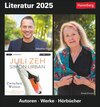 Buchcover Literatur Tagesabreißkalender 2025 - Kulturkalender - Autoren, Werke, Hörbücher