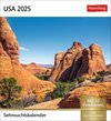 Buchcover USA Sehnsuchtskalender 2025 - Wochenkalender mit 53 Postkarten