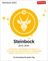 Buchcover Steinbock Sternzeichenkalender 2025 - Tagesabreißkalender - Ihr Horoskop für jeden Tag