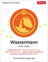 Buchcover Wassermann Sternzeichenkalender 2025 - Tagesabreißkalender - Ihr Horoskop für jeden Tag