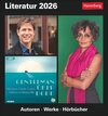 Buchcover Literatur Tagesabreißkalender 2026 - Kulturkalender - Autoren, Werke, Hörbücher
