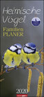 Buchcover Heimische Vögel Familienplaner Kalender 2020