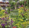 Buchcover Bauerngärten Kalender 2023. Wandkalender mit 12 Fotos romantischer Gärten. Farbenprächtiger Natur-Kalender für die Wand.