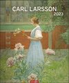 Buchcover Carl Larsson Edition-Kalender 2023. Eindrucksvoller Kunstkalender im Großformat mit farbenfrohen Aquarellen des schwedis