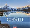Buchcover Die Schweiz Kalender 2024. Wandkalender im Großformat mit spektakulären Landschaften. Die Schweiz in beeindruckenden Fot