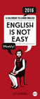 Buchcover English is not easy Wochenkalender 2016