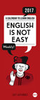 Buchcover English is not easy Wochenkalender - Kalender 2017